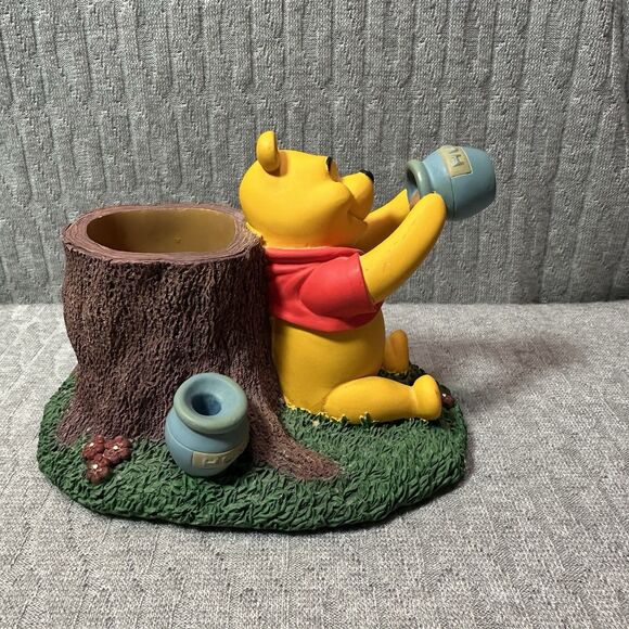 Disney Winnie the Pooh Honey Pot  Pencil/ Pen /Paperclip Resin Office Holder - Picture 3 of 7